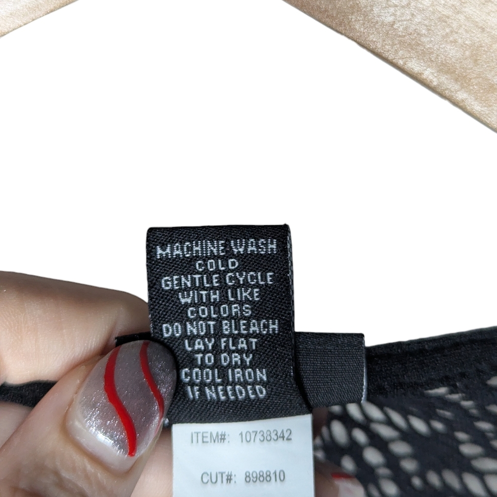 Torrid Size 2 Black Open Knit Lace Kimono Cardigan Swim Cover Up - Picture 12 of 12